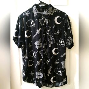 Occultist button up shirt